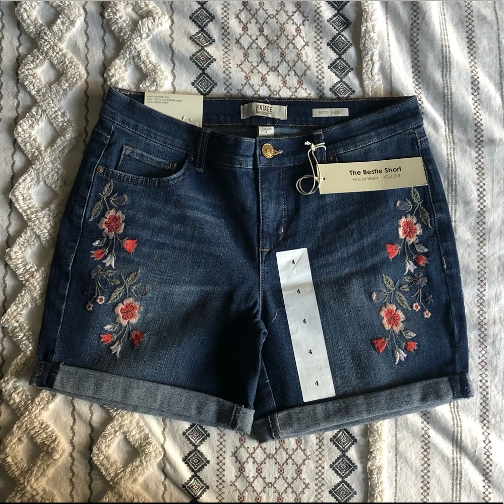 Vintage America Jean Shorts